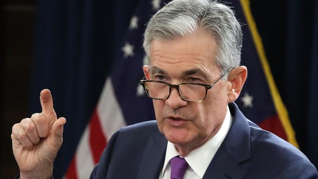 Jerome Powell explains the Fed’s thinking. Pic: AFP