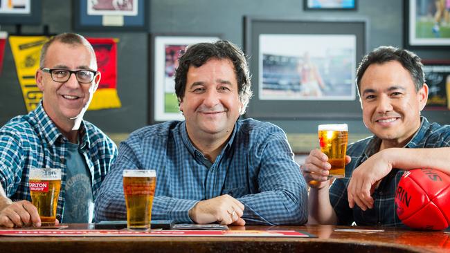 Andrew Maher, Mick Molloy and Sam Pang showed three blokes chatting about footy could outgun the big budgets of The Footy Show.