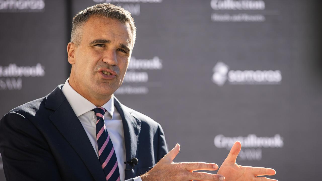 Premier Peter Malinauskas, who spoke at a Strong Australia lunch at SkyCity Adelaide on Friday. Picture: Tom Huntley