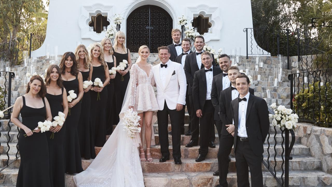 Karl Stefanovic and Jasmine Yarbrough’s wedding in Cabo. 