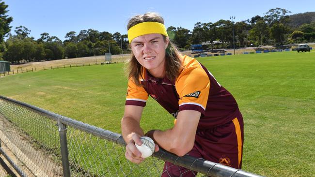 Tim Oakley has been growing his hair for about a year now. Picture: AAP/ Keryn Stevens