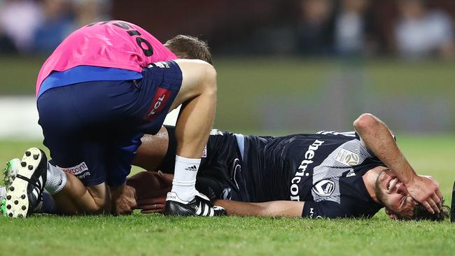 The AFL says there were no issues with the SCG surface where Terry Antonis injured his knee. Picture: AAP