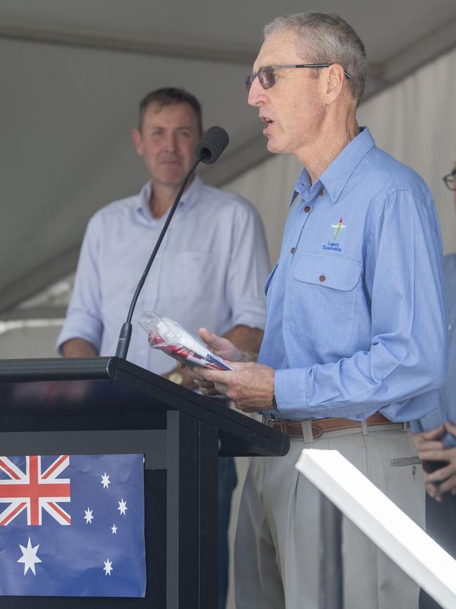 Jock Crocombe, Legacy. Australia Day celebrations at Picnic Point in Toowoomba. Thursday, January 26, 2023. Picture: Nev Madsen.