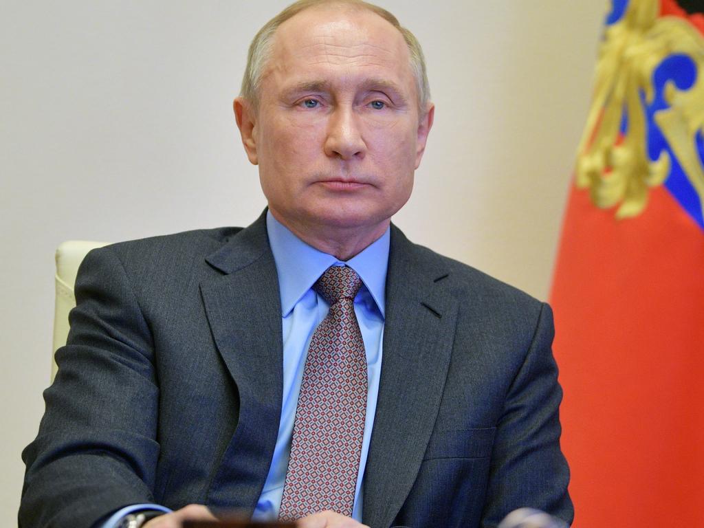 Russian President Vladimir Putin has defended Chinese president Xi Jinping over his government’s handling of the coronavirus crisis. Picture: AP