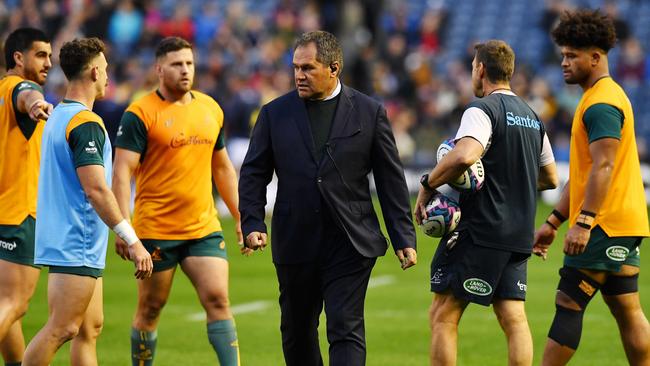 The Dave Rennie era has been a disaster for Australian rugby. Picture: Getty Images