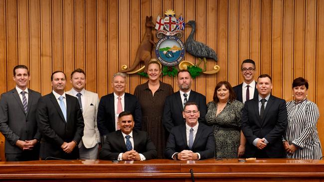 The Townsville City councillors for the 2024-2028 term. Picture: Evan Morgan