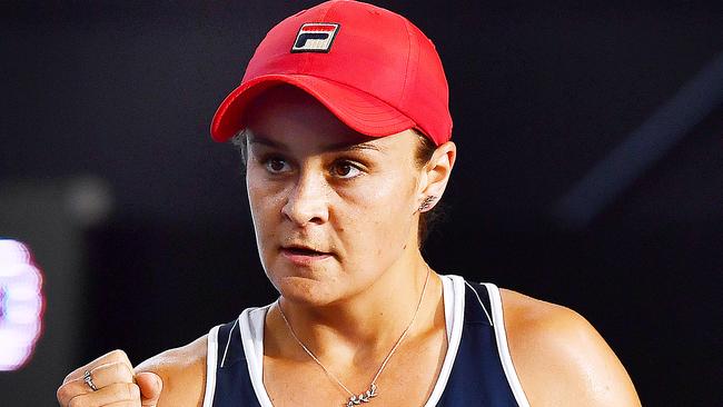 Ash Barty won by beating Dayana Yastremka 6-2, 7.5 Picture: Mark Brake/Getty Images.