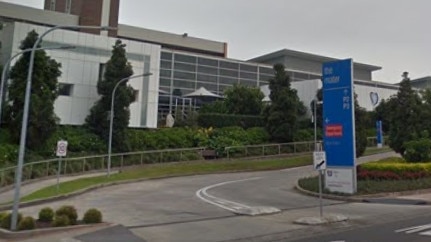 A man, 36, presented at the Calvary Mater Hospital at Waratah about 5am on Friday with a gunshot wound to the neck, Picture: Google Maps.