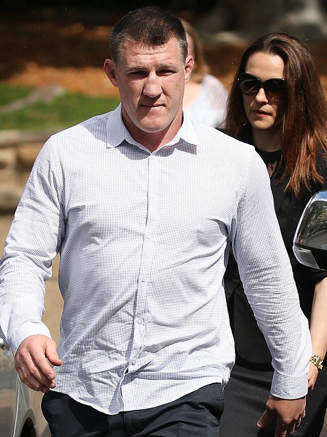 Paul Gallen and his wife Anne. Picture: Danny Aarons