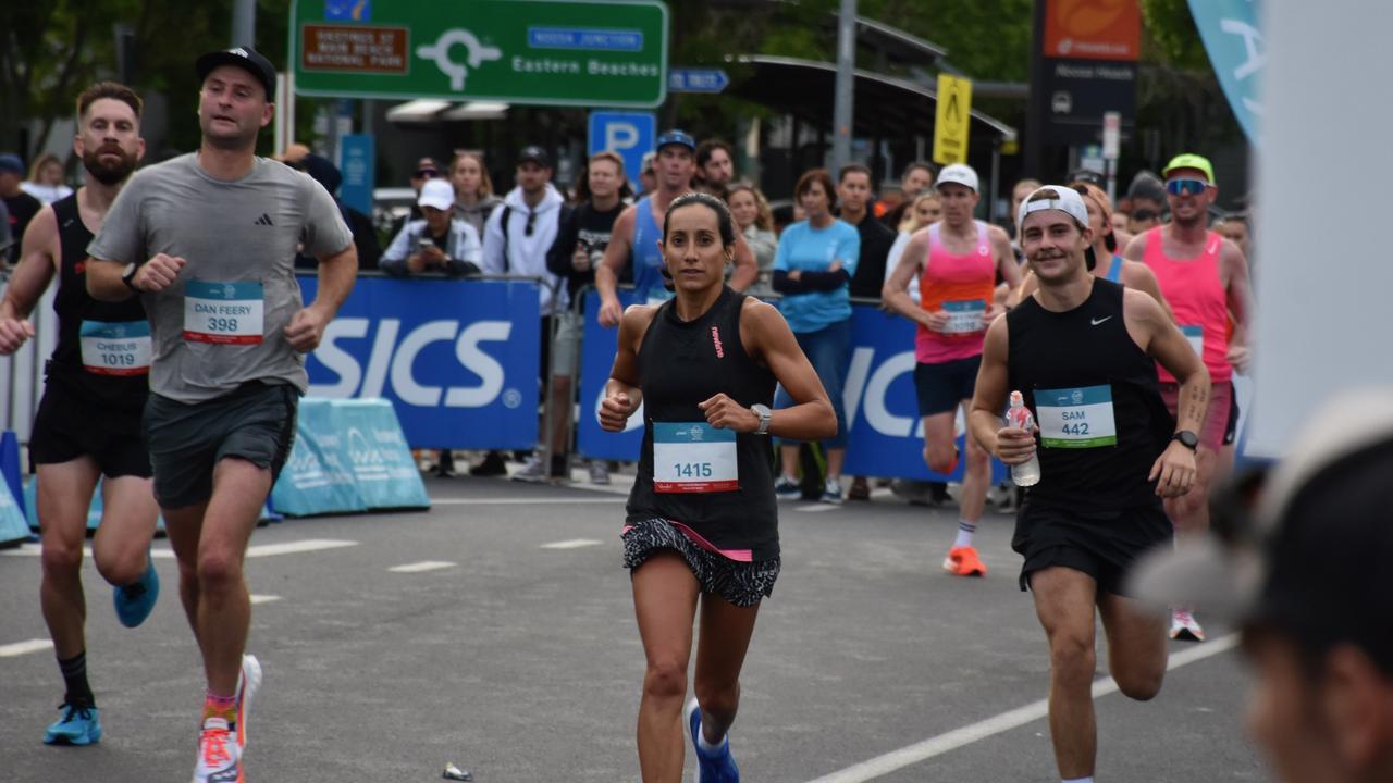 Some of the magic moments and action from the ASICS Runaway Noosa Marathon. Photo: Mark Furler