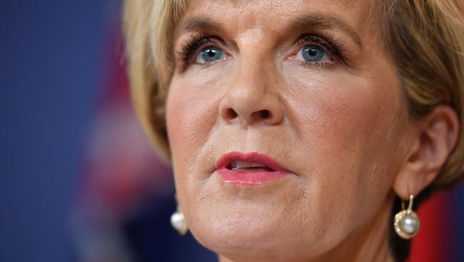 Julie Bishop said Australia would not be making any special visa considerations for white South African farmers.