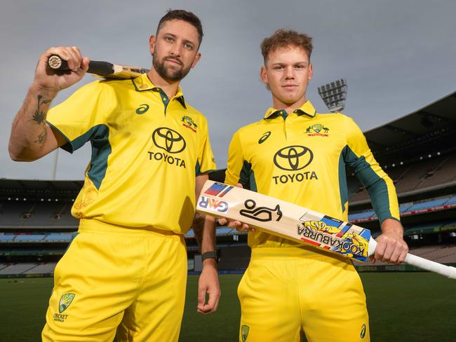 Matt Short and Jake Fraser-McGurk are poised to open the batting together at the MCG against Pakistan on Monday. Picture: Tony Gough