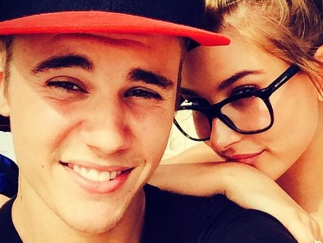 Justin Bieber snaps a selfie with Hailey Baldwin in Miami. Picture: Instagram