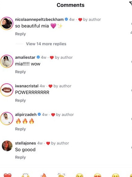 Nicola’s caption – emojis and all – was copied in Cruz’s post two days later.
