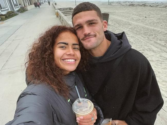 Mary Fowler and Nathan Cleary reunite in San Diego, California. Picture: Instagram