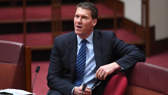 Australian Conservatives Senator Cory Bernardi. Picture: AAP Image/Lukas Coch.