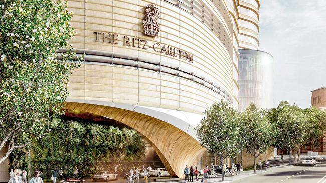 The proposed Ritz-Carlton tower at The Star Sydney. Picture: Supplied