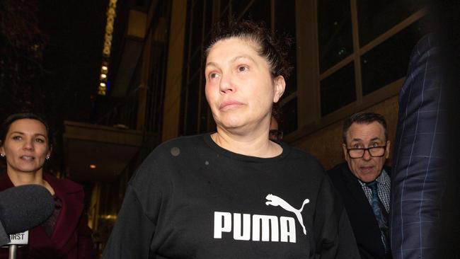 Roberta Williams leaves court after receiving bail. Picture: Mark Stewart