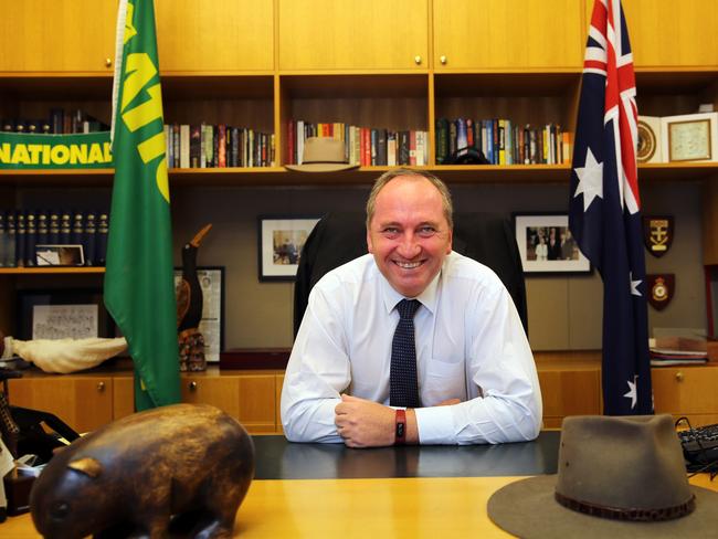 Barnaby Joyce says he is nobody’s fool. Picture Gary Ramage