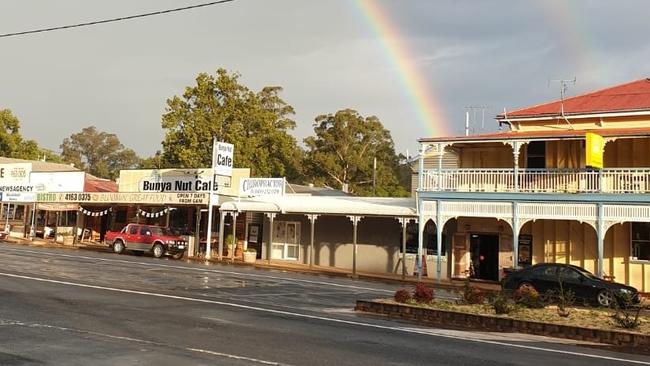 WINNER: Marti Dahlin won the photo of the week competition with this snap of a rainbow in Blackbutt.