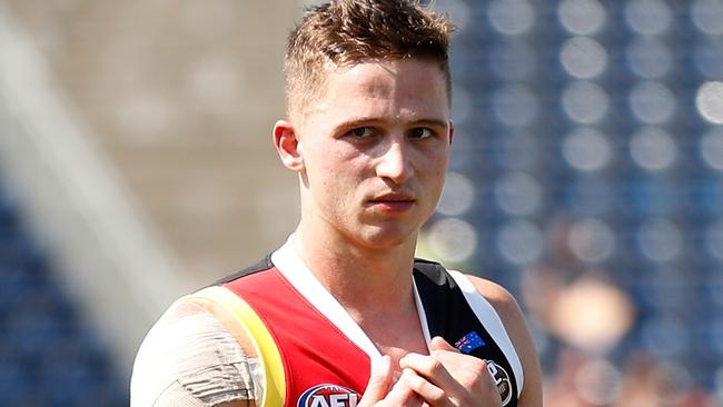 Billings was affected by a gastro bug in last year’s Shanghai showdown with Port Adelaide. Picture: Getty Images