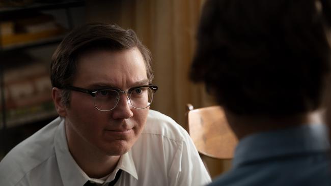 Paul Dano as Burt Fabelman in The Fabelmans, co-written, produced and directed by Steven Spielberg.