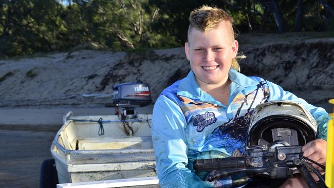 Jack Archibald, 12, came to the rescue of four stranded backpackers on Monday night at Alva Beach.