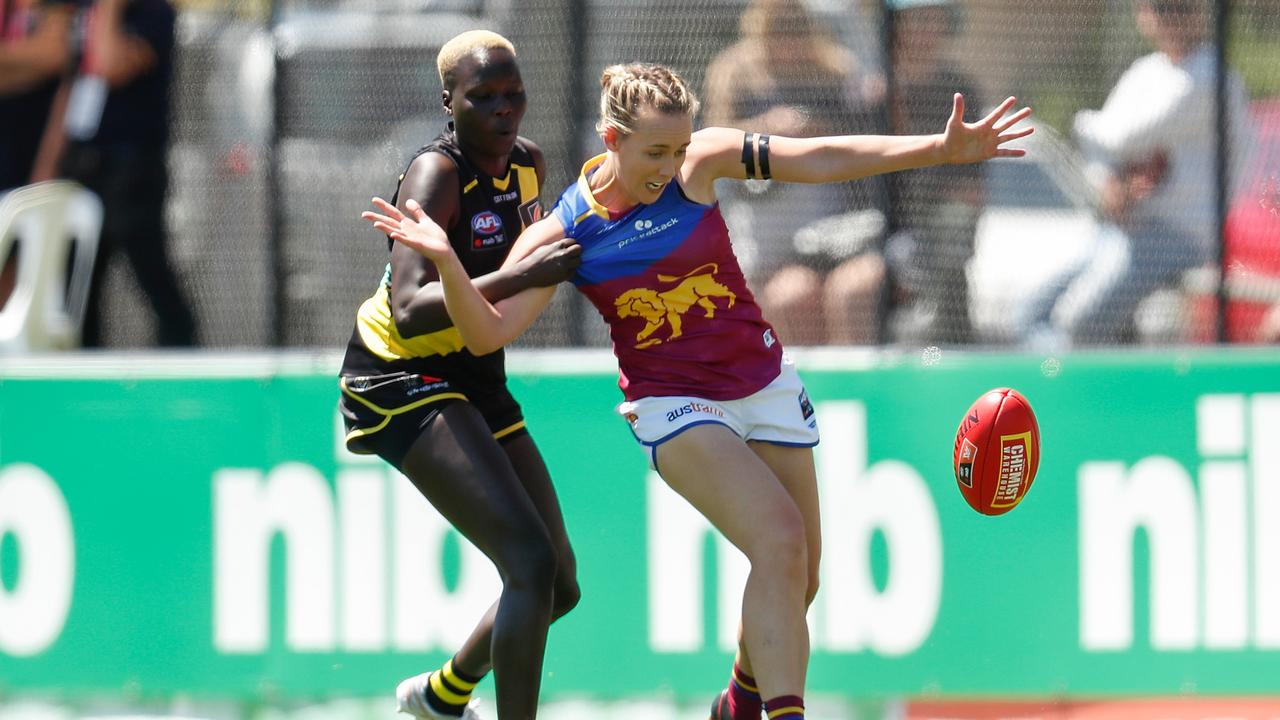 Arnell becomes the first former AFLW player to take on a senior coaching role. Picture: Getty