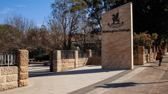 Sydney’s Newington College. Picture: Justin Lloyd.