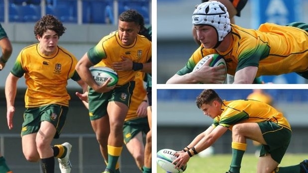 The opening match between the Australian schoolboys and Japan. Pic: Supplied.