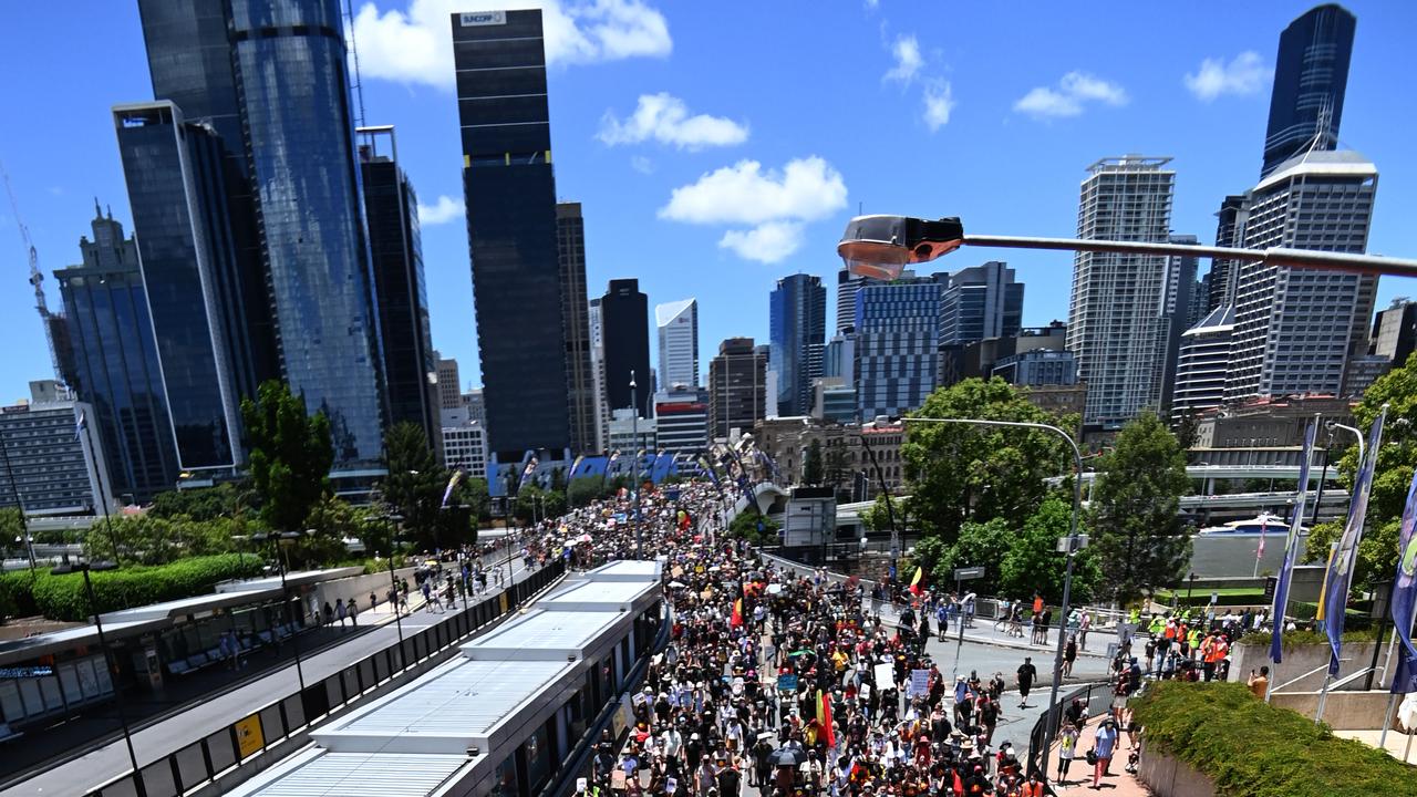 Invasion Day Rally: Thousands Flock To Brisbane CBD For Protest | News ...