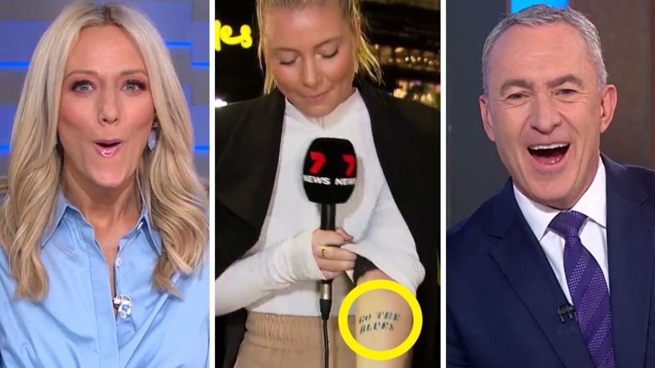 A reporter's tattoo bet gone wrong left the Sunrise hosts stunned.