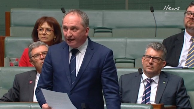 Barnaby Joyce makes a statement on abortion