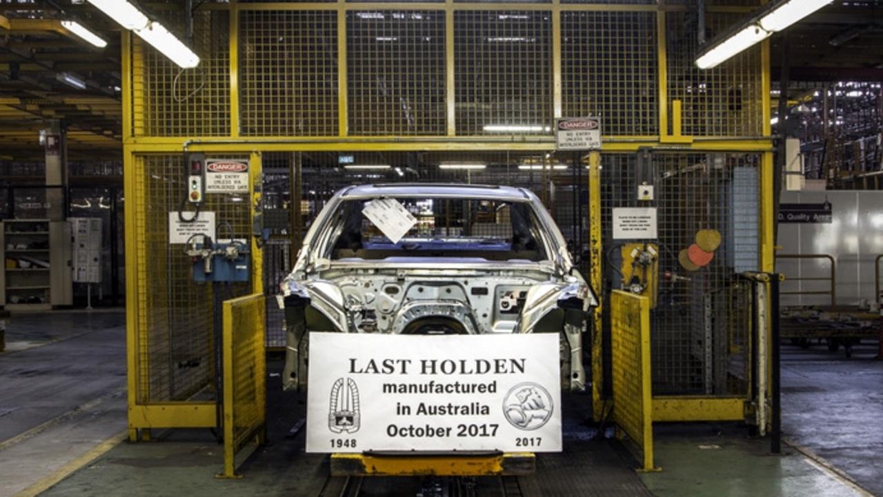 Holden ceased manufacturing in Australia in October 2017.