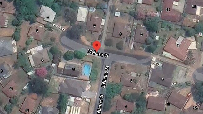 A man, 23, has been arrested over the alleged stabbing of a woman at Melissa St, Green Point. Picture: Google