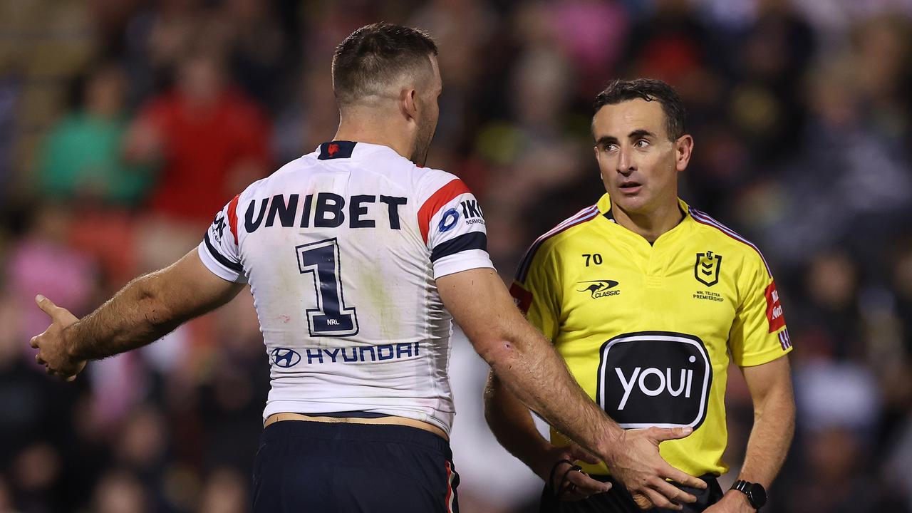 Gould said leading referee Gerard Sutton loves sending players to the sin bin. Picture: Getty