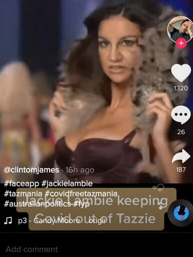 Senator Jacqui Lambie has unwittingly inspired a new TikTok dance trend.