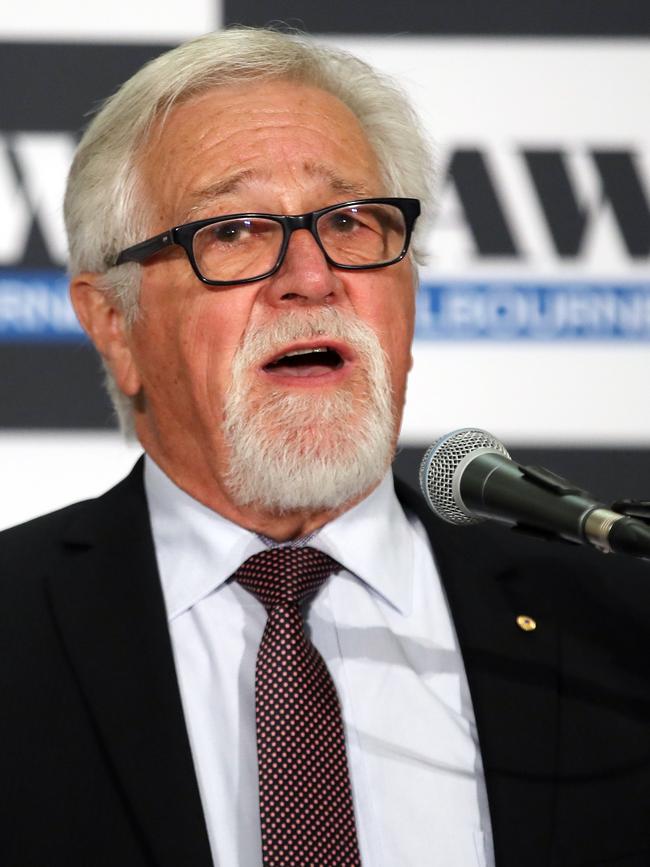 Ex-3AW presenter Neil Mitchell criticised the choice. Picture: David Crosling