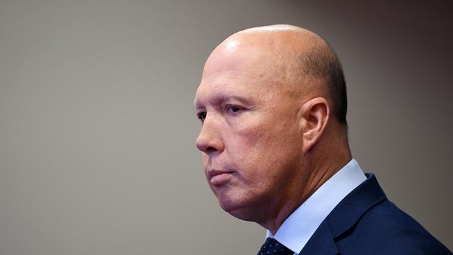 Home Affairs Minister Peter Dutton says non-citizens who have broken the law potentially face deportation. Picture: NCA NewsWire/Dan Peled