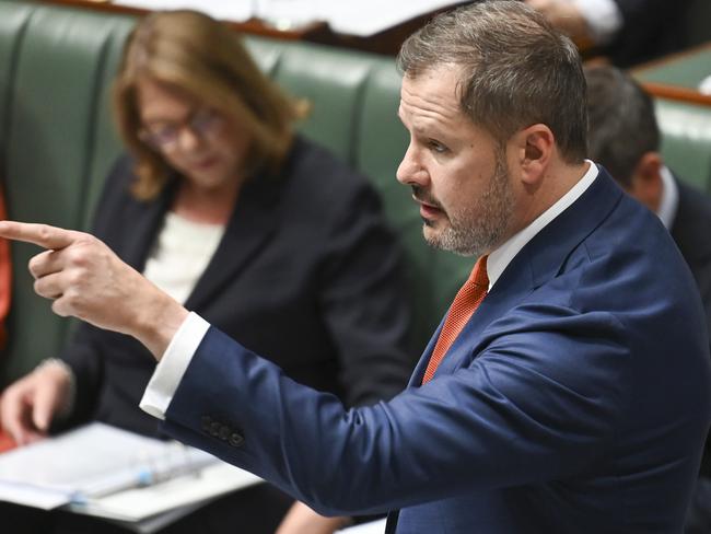 CANBERRA, Australia - NewsWire Photos - August 19, 2024: Industry and Science Minister, Ed Husic during Question Time at Parliament House in Canberra. Picture: NewsWire / Martin Ollman