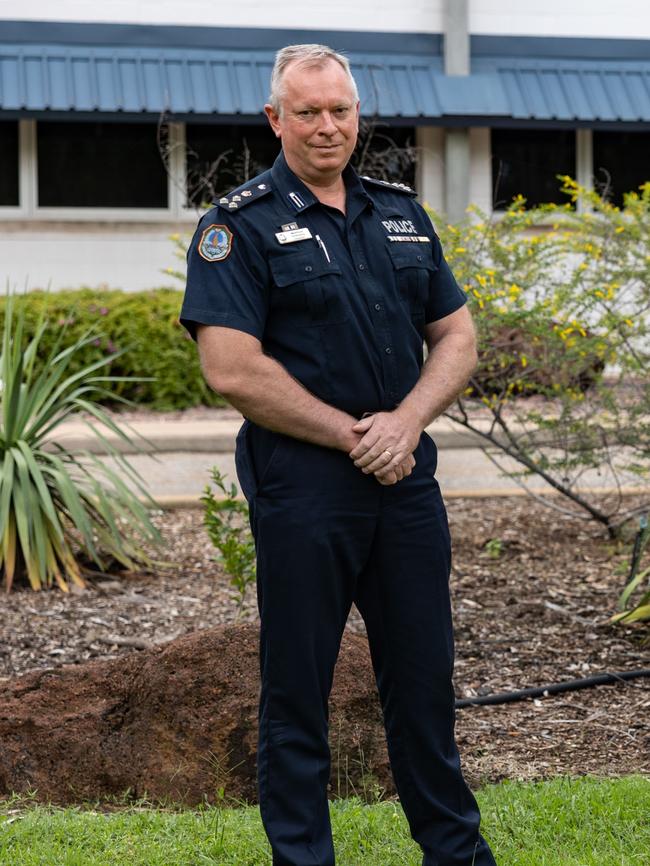 Commander Matt Hollamby was awarded an Australian Police Medal. Picture: Supplied