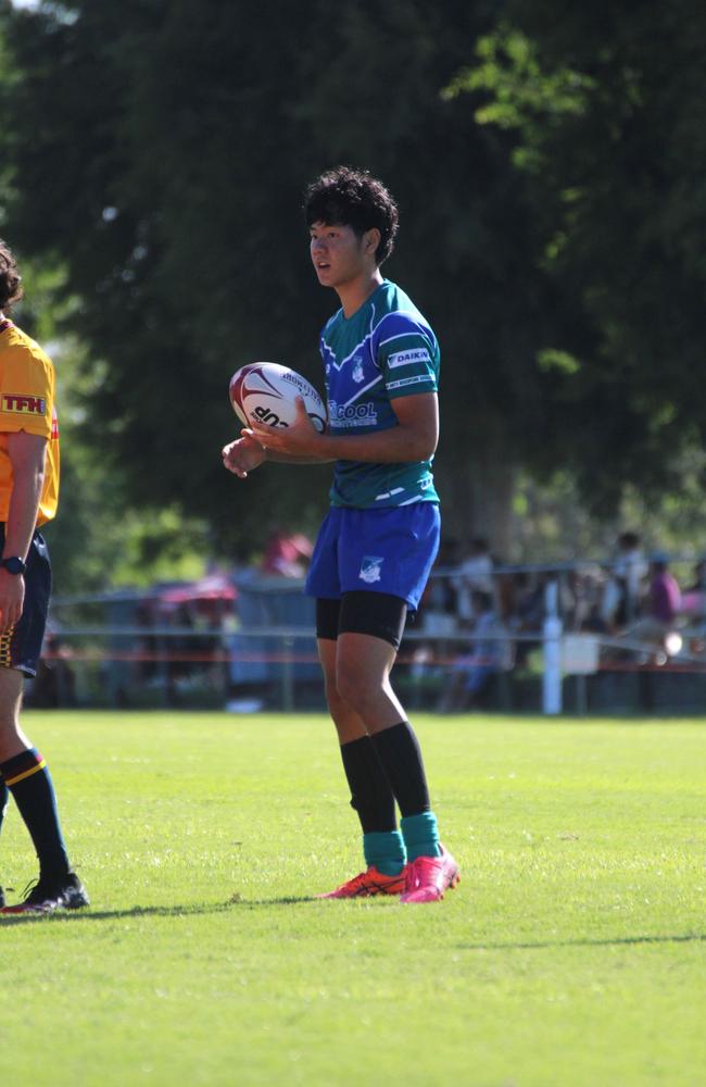Ballymore Cup rugby action at the Albany Creek Brumbies Junior Rugby Union Club on Friday, April 12, 2024.