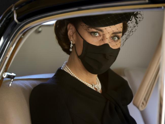 A regal moment from the Duchess of Cambridge. Picture: Getty Images