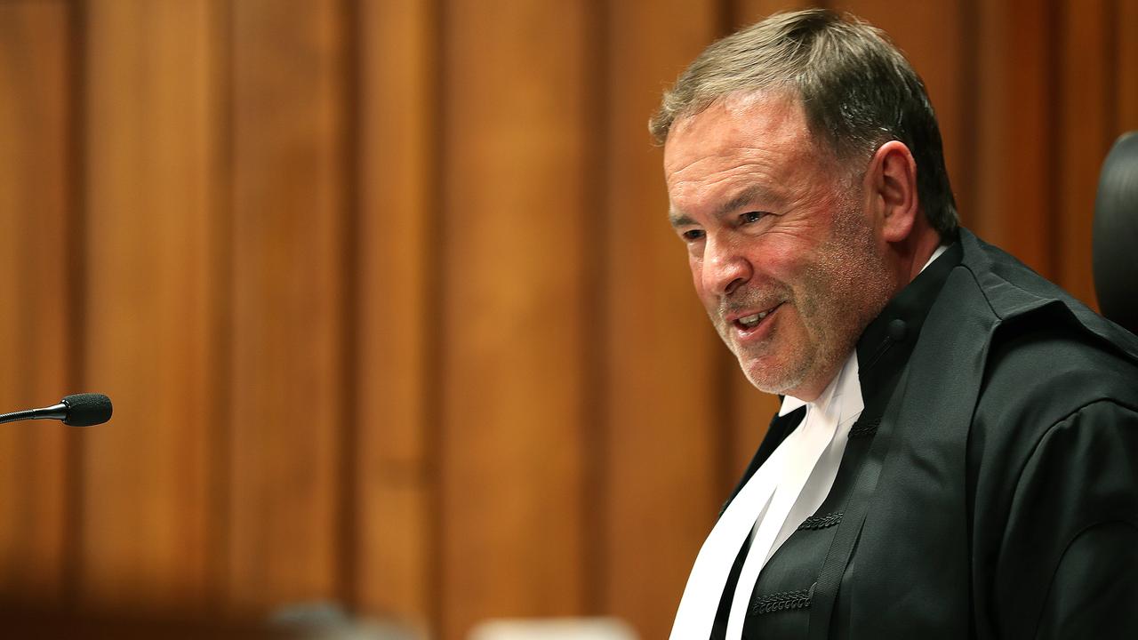 New Supreme Court judge Gregory Geason swearing in ceremony in the Supreme Court in Hobart. Picture: SAM ROSEWARNE.