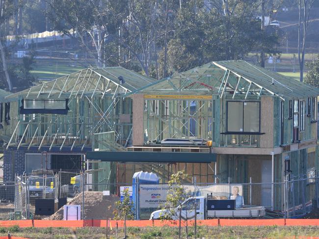 Labor has a plan to build 250,000 affordable homes over the next decade. Picture: AAP/Brendan Esposito