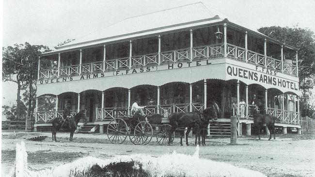 The Courthouse as it originally was built in 1885 as the Queen’s Arms Hotel