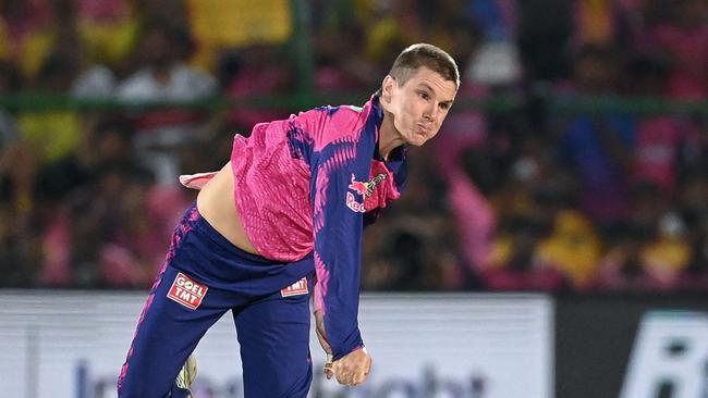 Legspinner Adam Zampa was snapped up by Sunrisers Hyderabad for A$440,000. (Photo by Sajjad HUSSAIN / AFP)