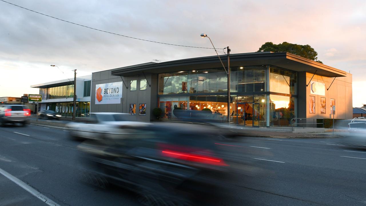 Beyond Bouldering Climbing and Fitness on Daws and South Road. Picture: Mark Brake