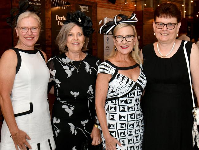 Michelle Schmidt, Leeanne Burton, Hayley James and Tricia Land. Picture: Evan Morgan