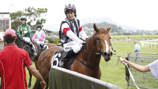 Jockey Noriyuki Madusa who rides Torrens for Ballina trainer Ethan Ensby.